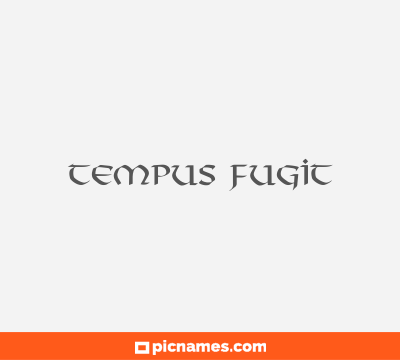 Tempus fugit